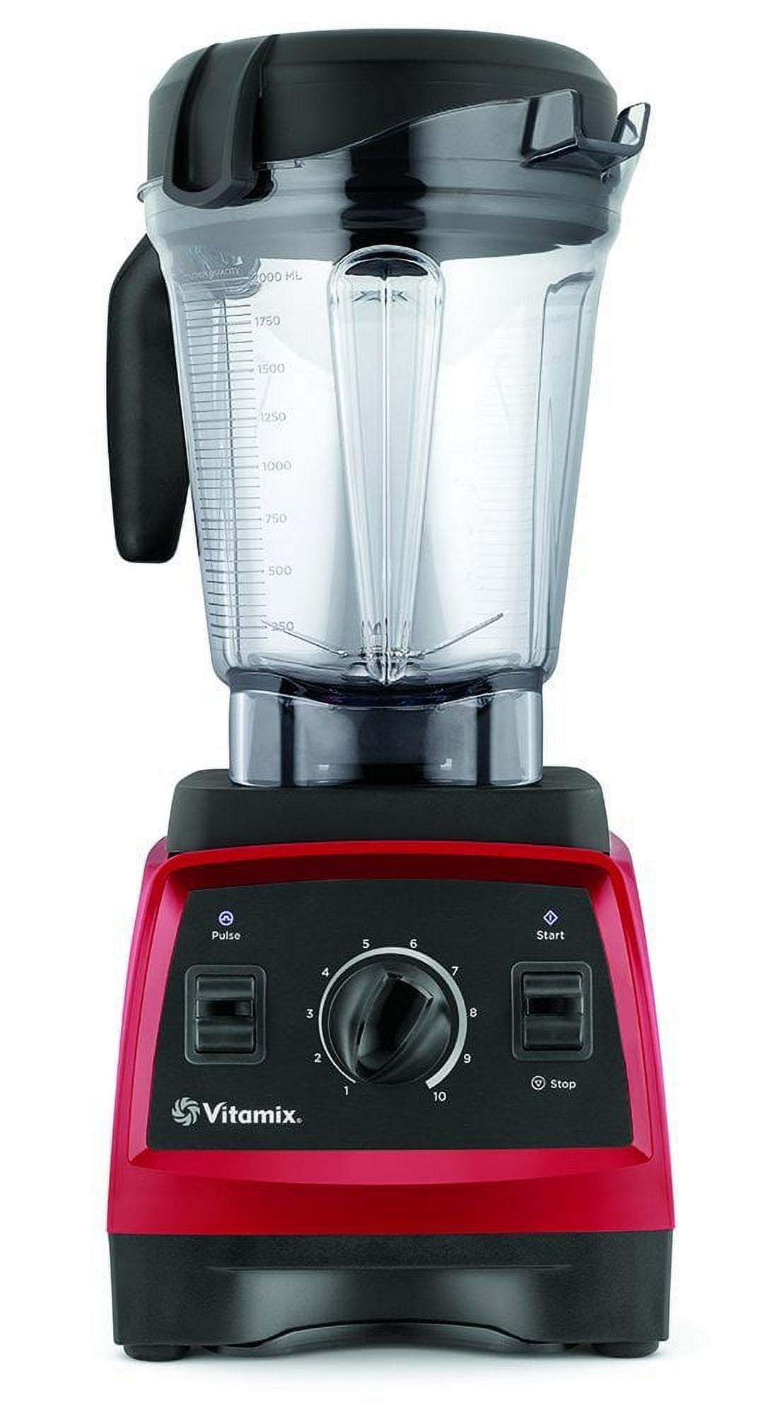 Vitamix, Red 7500 - Licuadora de grado profesional, 64 onzas, recipiente de  perfil bajo y accesorio rascador de cuchillas, color gris