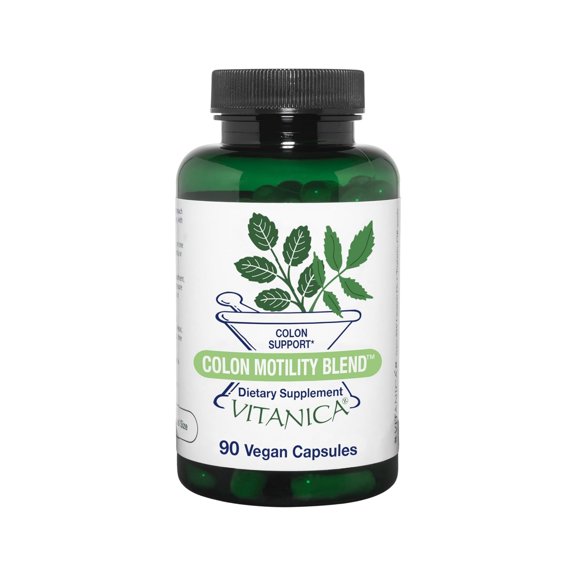 Vitanica, Colon Motility Blend, Colon Support, Vegan, 90 Capsules