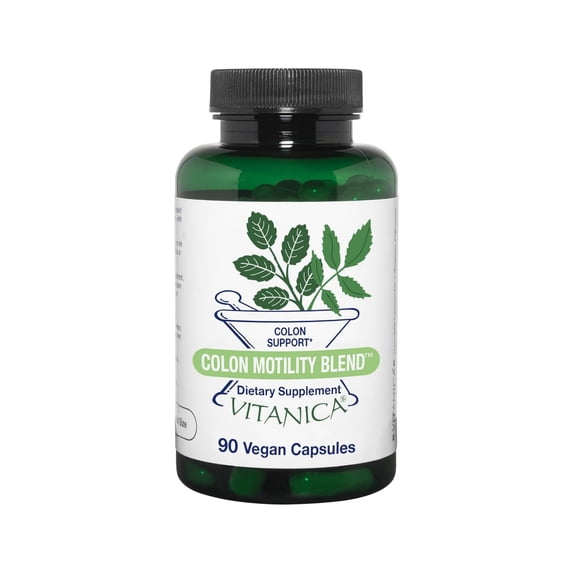 Vitanica, Colon Motility Blend, Colon Support, Vegan, 90 Capsules