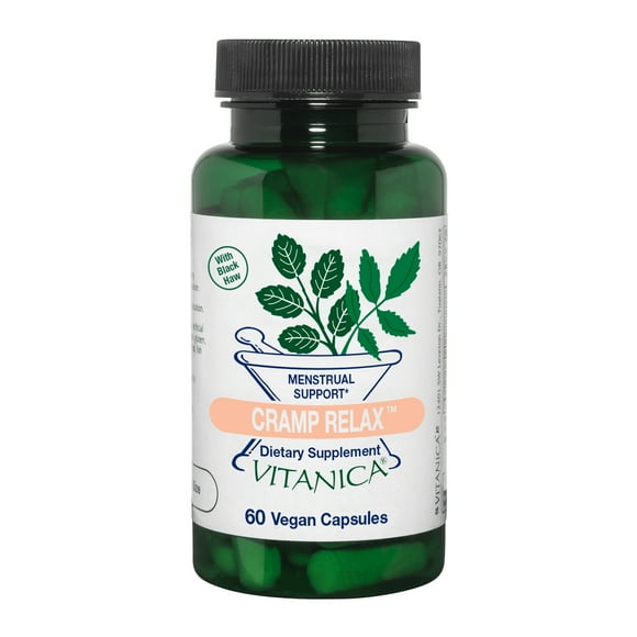 Vitanica Cramp Relax, Menstrual Support, Vegan, 60 Capsules - Pro Logo
