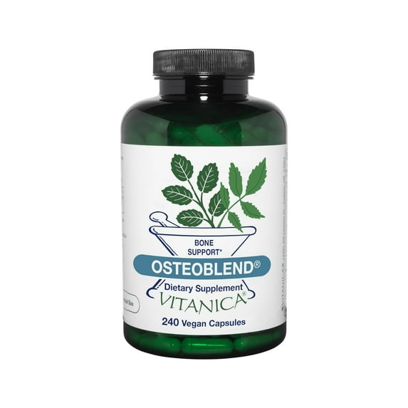 Vitanica OsteoBlend, Bone Support, Vegan, 240 Capsules
