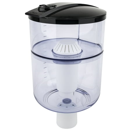 Vitapur® Water Filtration Bottle System for Top-Load Water Dispensers, Black