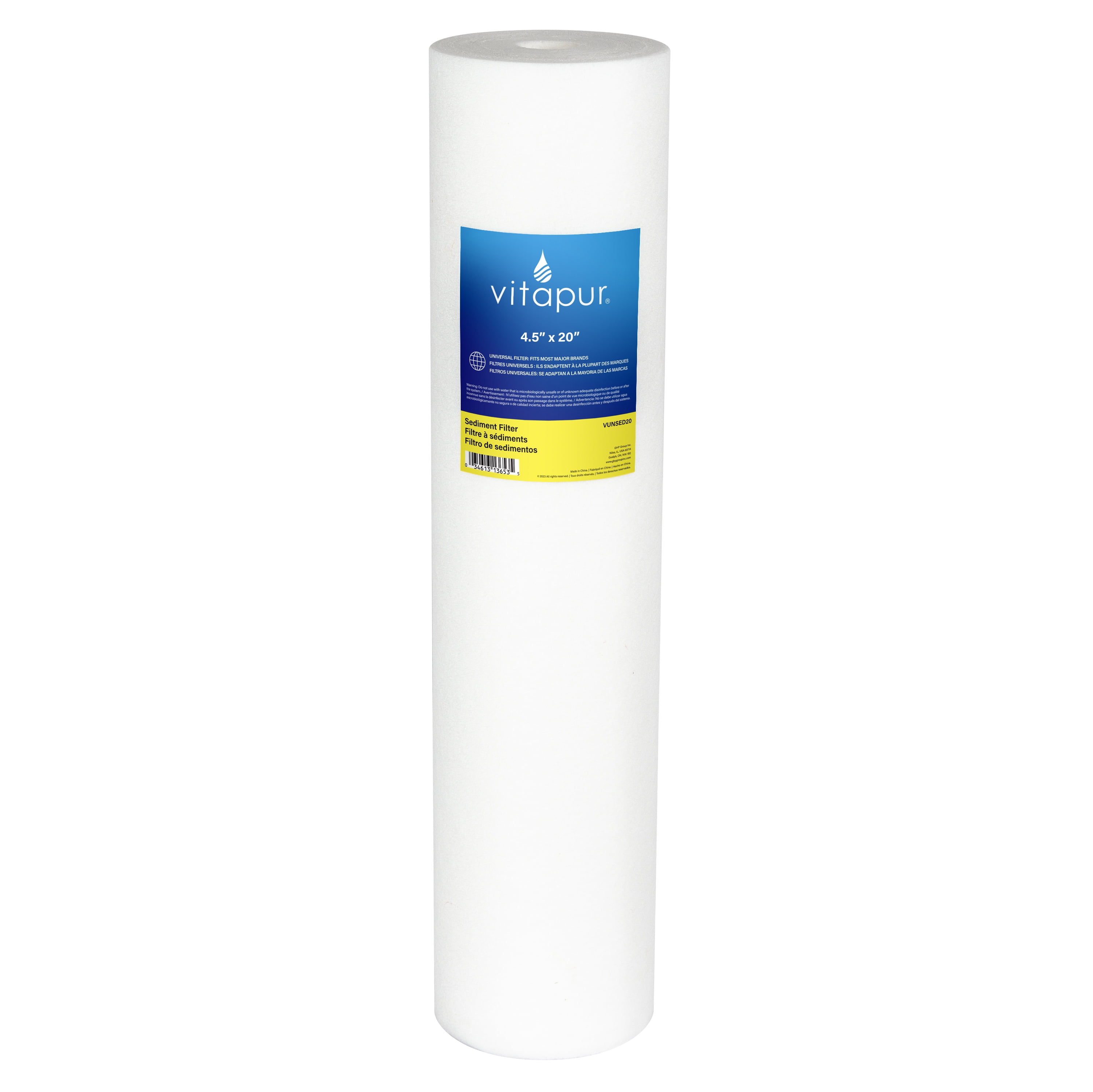 Vitapur Whole Home UV Rack 20in Carbon Filter - Walmart.com
