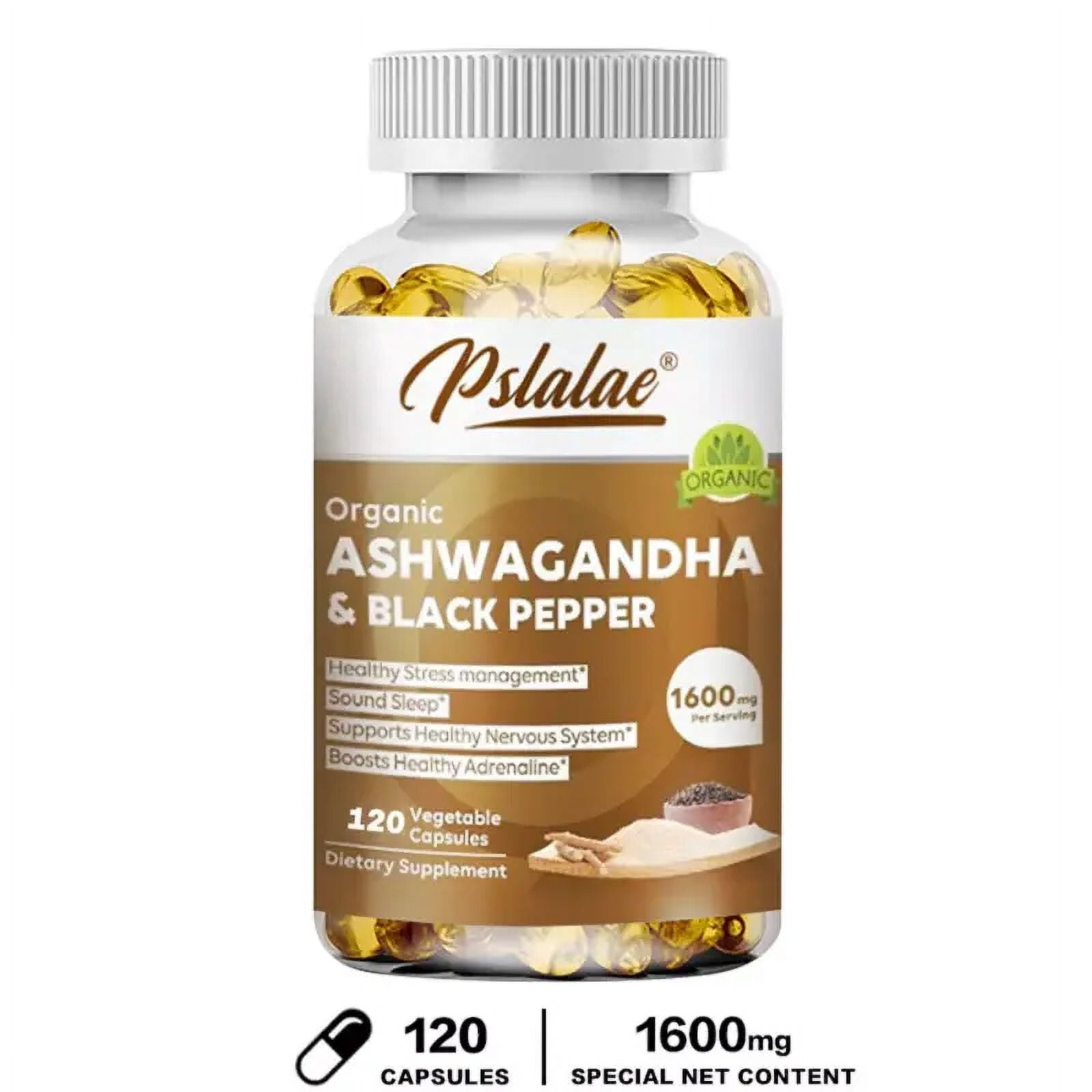Vita Premium Organic Ashwagandha with Black Pepper Extract