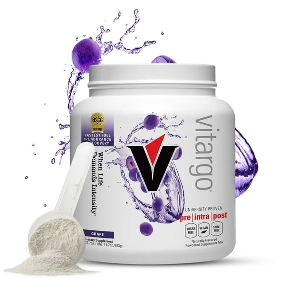 Vitargo Grape 20 Scoop Fastest Digesting Carb for Pre workout, Intra workout fueling and Muscle Recovery Post Workout