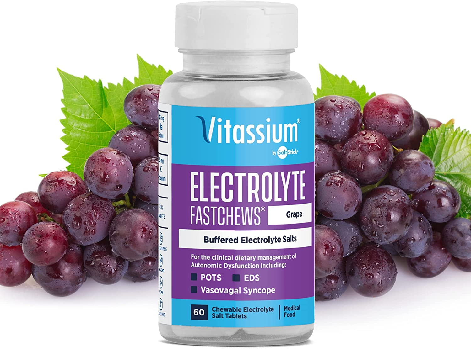Vitassium FastChews with Electrolytes for Sodium & Potassium