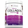 thumbnail image 1 of Vitauthority Multi Collagen Peptides Hydrolyzed Protein Powder with Hyaluronic acid & Vitamin C, Chocolate, 11 oz, 1 of 6