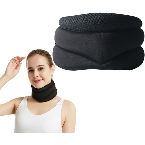 Vitavix Neck Support, Adjustable Soft Foam Cervical Collar, Necksupport - Never Snore Again, Brace for Sleeping, Suitable Women & Men (1PCS)