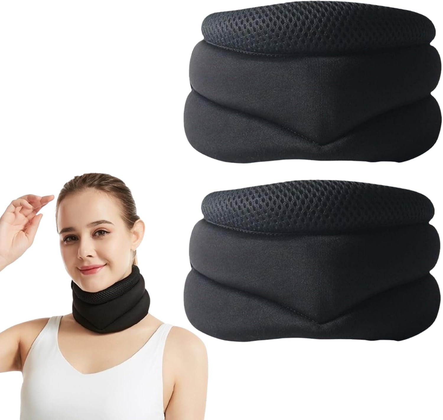 Vitavix Neck Support, Adjustable Soft Foam Cervical Collar, Necksupport ...