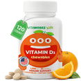 thumbnail image 1 of Vitaworks Kids Vitamin D 1000 IU, Dietary Supplement for Immune Support, 120 Chewables, 1 of 7