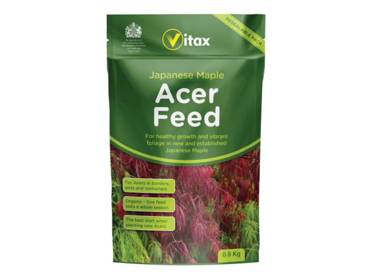 Vitax Organic Japanese Maple Acer Feed, 0.9kg Pouch - Plant