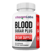 VitazenLabs Blood Sugar Plus Capsules, Official Formula, Maximum Strength Supplement 1 Month Supply 1 Pack