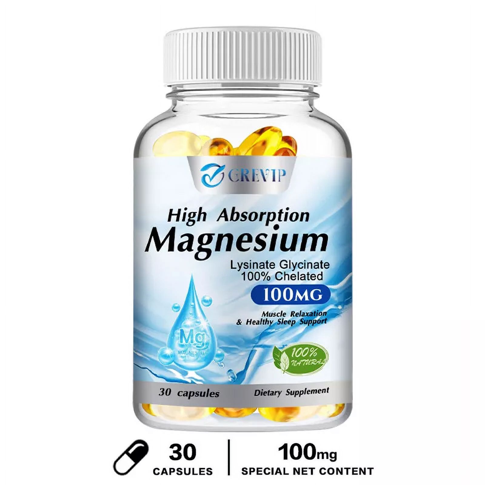 Vitazens High Absorption Magnesium Sleep Aid,Antistress,Relieve Leg