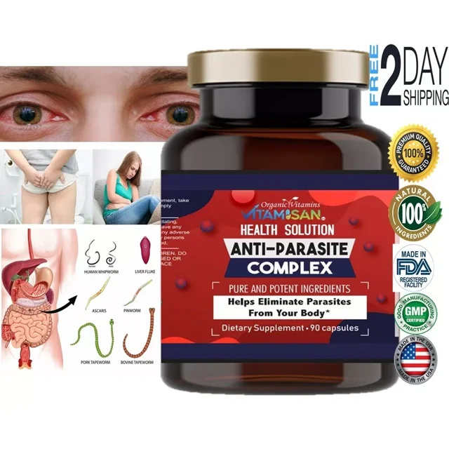 Vitazens Intestinal Parasite Cleanse Detox Dietary Capsules Supports