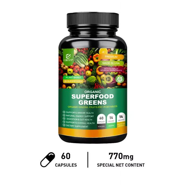 Vitazens Organic Superfood Greens Gut Health, Boost Energy Fruits