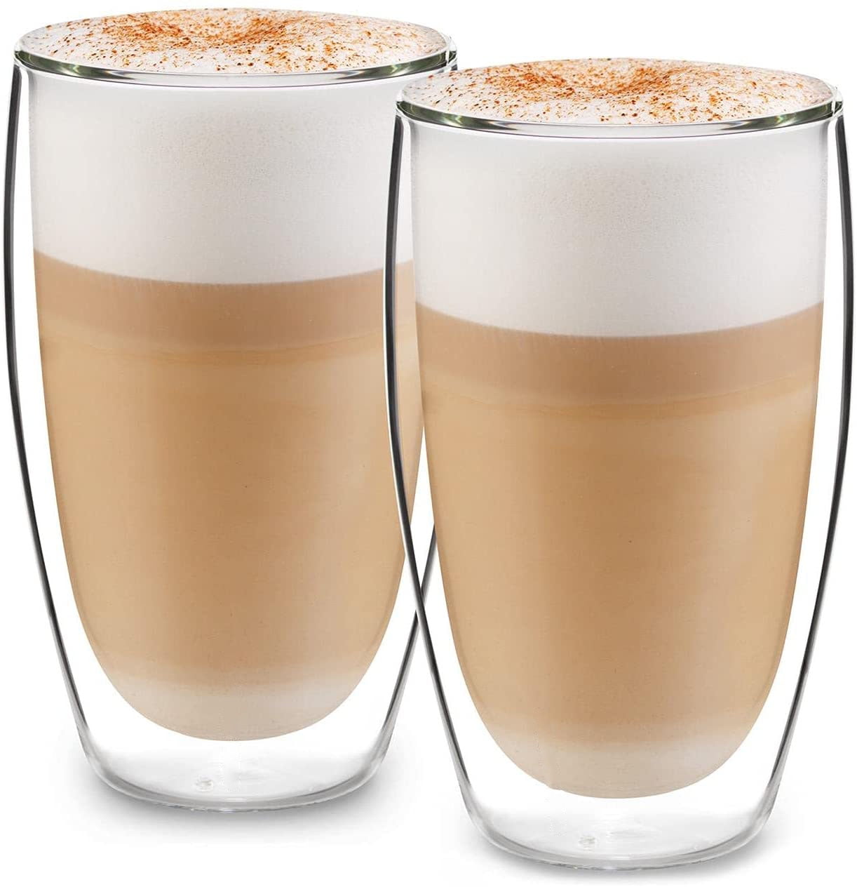 Vitdipy Design glasses (4 x 330ml) double walled glasses made of