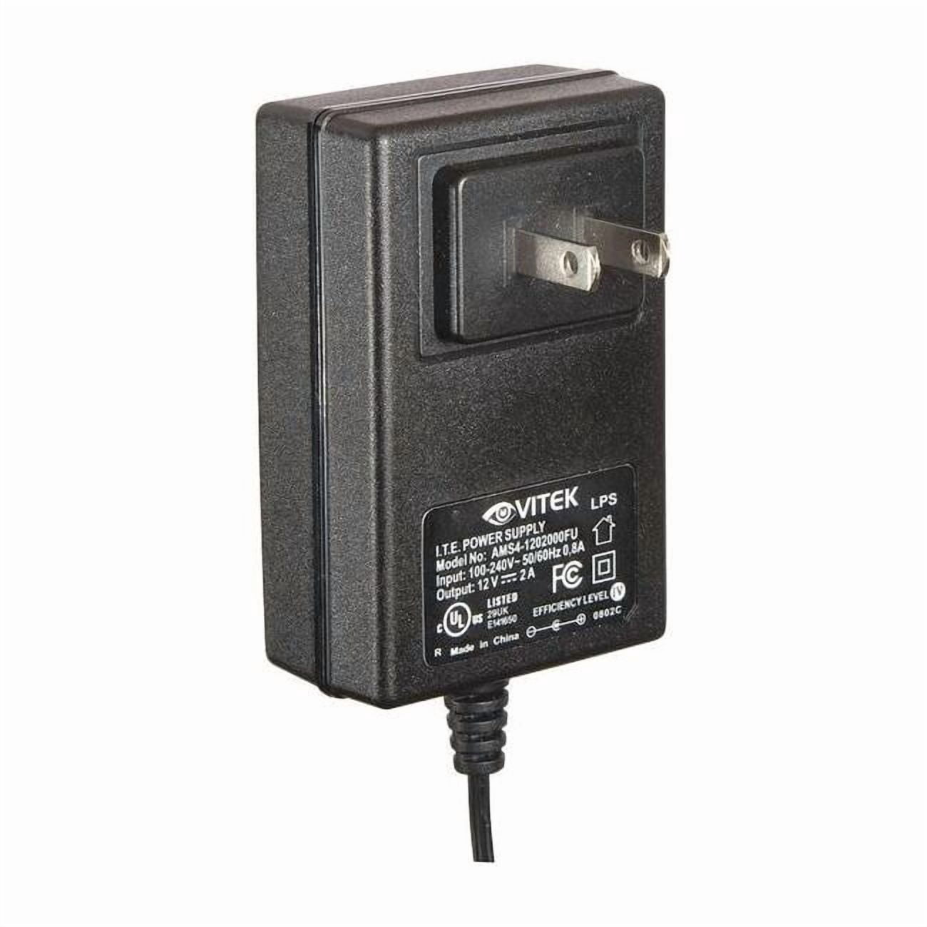 Vitek Power Supply,Output 12VDC,VA Rating 24 VT-12VDC-2000S - Walmart.com
