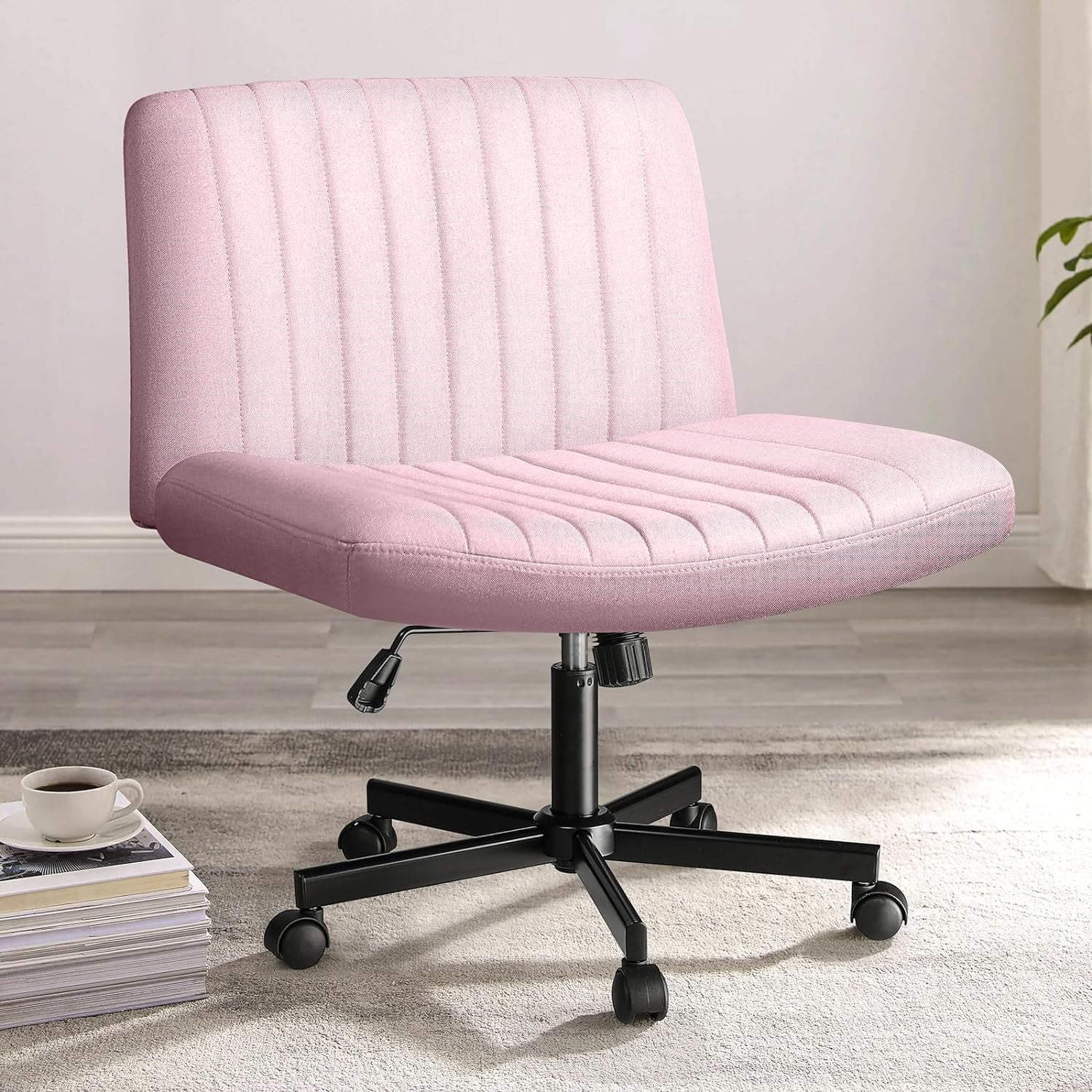 Vitesse Office Work Chair Rolling Adjustable Easy Assembly Criss Cross Desk Chair with Wheels Walmart