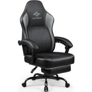 Vitesse Big and Tall Gaming Chair 400lb Weight Capacity,Gamer Chairs for Adults,Video Game Chair wth Footrest,Racing Style Computer Gamer Chair with Headrest and Lumbar Support