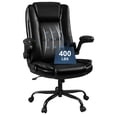 thumbnail image 1 of Vitesse Big and Tall Office Chair Ergonomic Black Leather Desk Chair Comfortable and Stylish Set of 1, 1 of 7