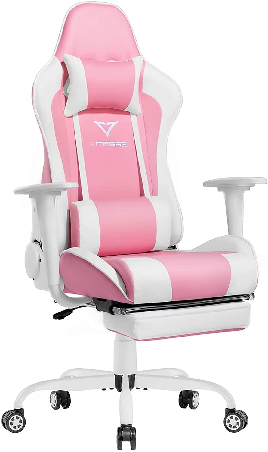 Vitesse Gaming Chair with Footrest, 2022 Ergonomic Computer gamer Chair