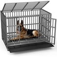 thumbnail image 1 of Vitesse Heavy Duty Indestructible high Anxiety  Dog Crate cage for Outdoor and Indoor with Removable Tray, 1 of 7