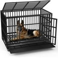 thumbnail image 1 of Vitesse Heavy Duty Indestructible high Anxiety Dog Crate cage for Outdoor and Indoor with Removable Tray, 1 of 7