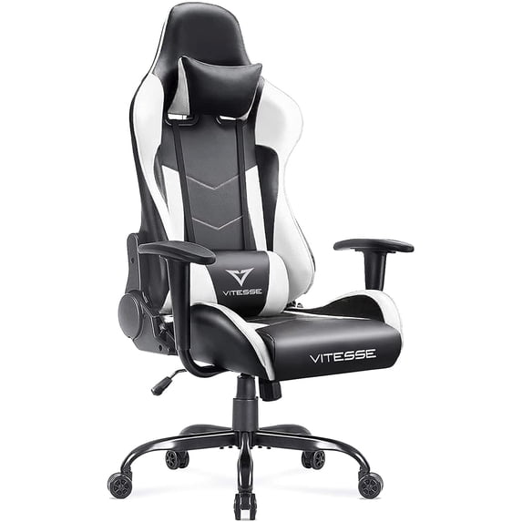 BOSSIN gaming chair, 2024 Racing style gamer chair for teens,Comfortable High Back game chair,Lumbar Support and Headrest Computer Desk Chair with Height Adjustable Swivel Office Chair