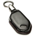 thumbnail image 1 of Vitodeco 3D Premium Genuine Leather Smart Key Fob Case Compatible with Kia Telluride, Kia Sorento, Kia EV9, Kia K5 GT, Kia Carnival (Black/Red), 1 of 6