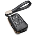 thumbnail image 1 of Vitodeco Genuine Leather Smart Key Fob Case Compatible with Volkswagen Atlas, Jetta, Passat, Arteon, Tiguan, Golf GTI, Golf R 2018 - 2024  (5-Button, Black), 1 of 5