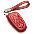 thumbnail image 1 of Vitodeco Genuine Leather Smart Key Fob Case Cover Compatible with Hyundai IONIQ 5, IONIQ 2022 - 2024 (8-Button, Red), 1 of 6
