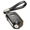 thumbnail image 1 of Vitodeco Genuine Leather Smart Key Fob Case Cover Compatible with Kia Stinger (2019-2023 Models) - 4-Button, Black, 1 of 5