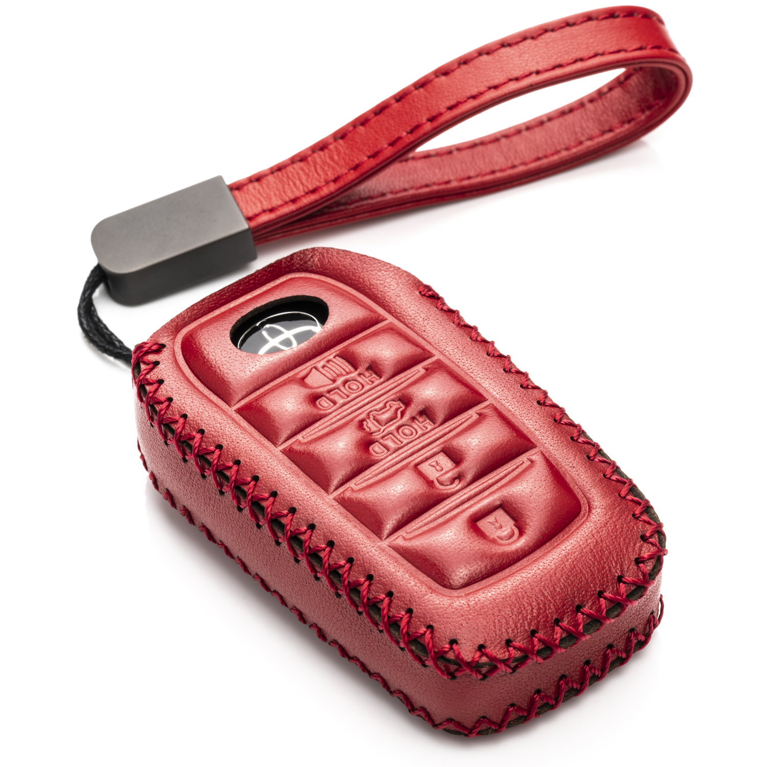 Vitodeco Genuine Leather Smart Key Fob Case Cover Protector Compatible ...