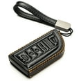 thumbnail image 1 of Vitodeco Genuine Leather Smart Key Fob Case with Leather Key Strap Compatible for Acura MDX, Acura RDX 2022 -2023 (5-Button, Black), 1 of 6