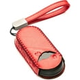 thumbnail image 1 of Vitodeco Genuine Leather Smart Key Fob Cover Compatible with Mini Countryman S ALL4, Countryman SE ALL4, Cooper 2 Door, Cooper S 4 Door, Convertible (4 Buttons, Red), 1 of 5