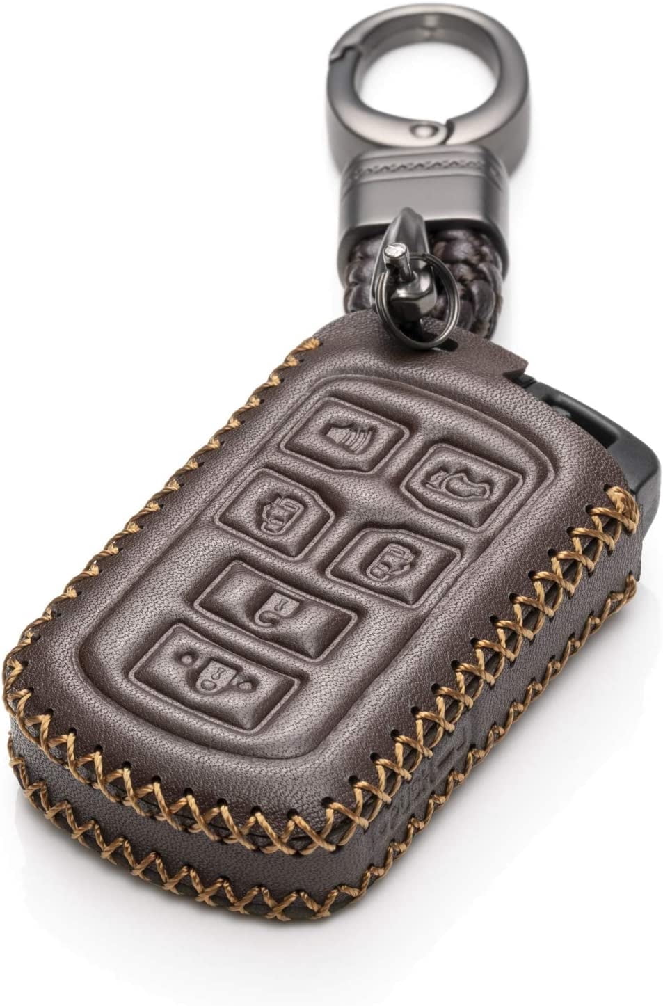 Vitodeco Genuine Leather Smart Key Keyless Remote Entry Fob Case Cover ...
