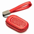 thumbnail image 1 of Vitodeco Leather Key Fob Cover Case Protector Compatible with Honda Odyssey (2025 - 2026 Models) - 7 Buttons, Red, 1 of 6