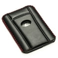 thumbnail image 1 of Vitodeco Leather Keyless SMARTACCESS Key Card Case Compatible with Lexus LX570, Lexus LS460, Lexus ES, Lexus LX600 2016 - 2025 (Card, Black/Red), 1 of 4