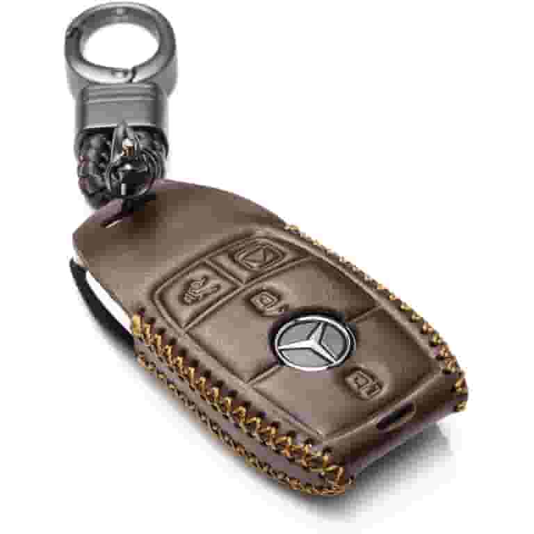 Vitodeco Leather Key Fob Case for Mercedes-Benz A, C, E, S, GLB Vitodeco Leather Key Fob Case for Mercedes-Benz A, C, E, S, GLB