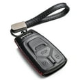 thumbnail image 1 of Vitodeco Leather Smart Key Fob Case Compatible with Audi A4, A5, Q7, S4, S5, SQ5, TT 2017 - 2022 (4-Button, Black/Red), 1 of 5