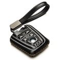 thumbnail image 1 of Vitodeco Leather Smart Key Fob Case Compatible with BMW I3, BMW I8 (2014-2021 Models) - 4-Button, Black, 1 of 5