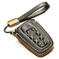 thumbnail image 1 of Vitodeco Superior Leather Key Fob Case Compatible for Toyota Rav4, Camry, Prius, Highlander, CH-R, Avalon, Toyota 86, Mirai (4-Button, Black), 1 of 6
