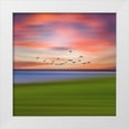 thumbnail image 1 of Vitomirov, Igor 26x26 White Modern Wood Framed Museum Art Print Titled - Birds In The Sunset, 1 of 4