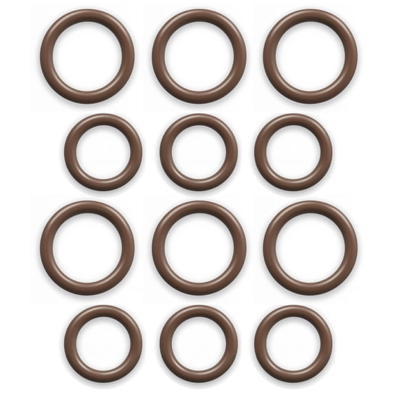 Viton/FKM O-Rings Compatible with 800-013 Fuel Line 6 Each, 5/16 In and 3/8 In (12 Pack)