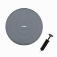 thumbnail image 1 of Vitos Fitness Inflatable Balance Disc Core Stability Trainer Wiggle Pad for Office Chairs Seat, Rehab, Exercise, Isokinetics (Gray), 1 of 4