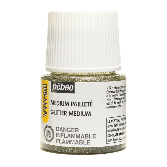 Vitrail Mediums glitter medium, 45 ml (pack of 3)