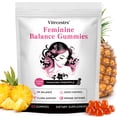 thumbnail image 1 of Vitrcestrs Feminine Balance Probiotic Gummies, Support Immune Healthy,60 Count, Sugar Free, 1 of 7