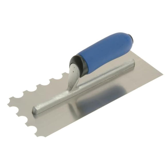 Vitrex - Professional Stainless Steel Adhesive Trowel Round Notches 20mm