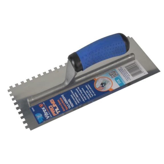 Vitrex - Professional Stainless Steel Adhesive Trowel Square Notches 6mm