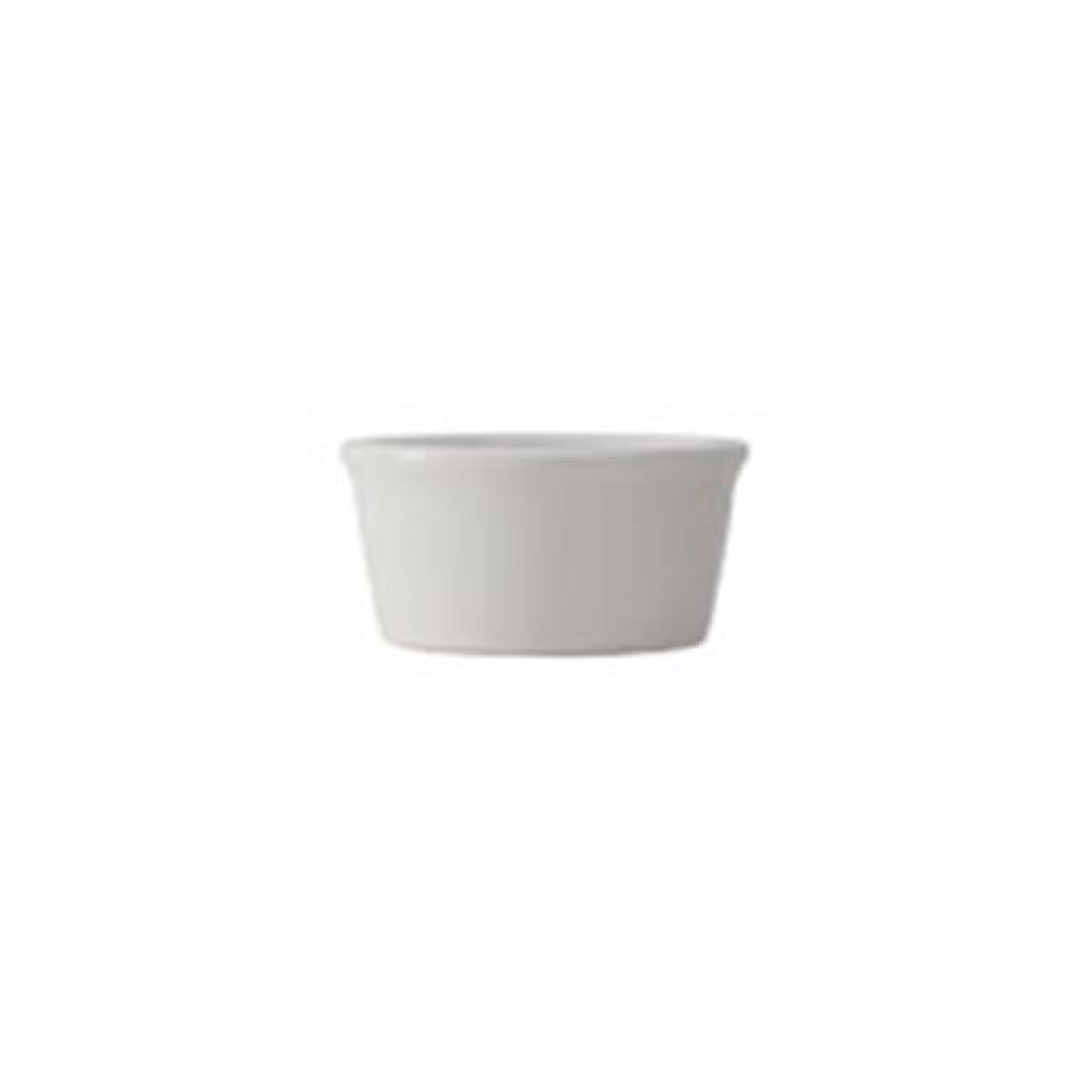 Vitrified China Ramekins Fluted with Pour Spout White - 4 oz - 4 Dozen ...